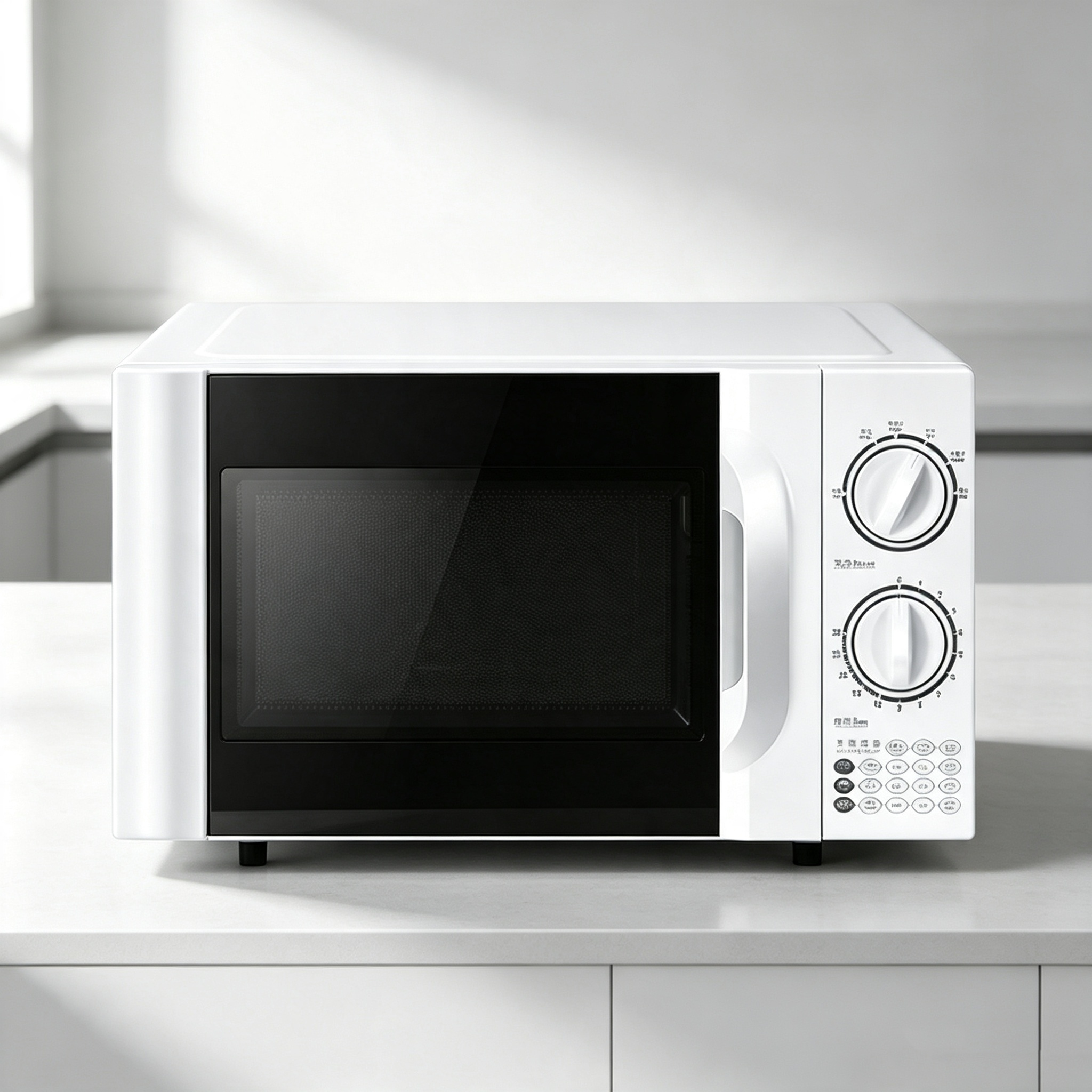 Dual‑knob Mechanical Microwave Oven