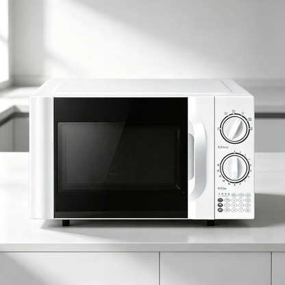 Dual‑knob Mechanical Microwave Oven